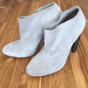 Cole Haan grey suede booties
